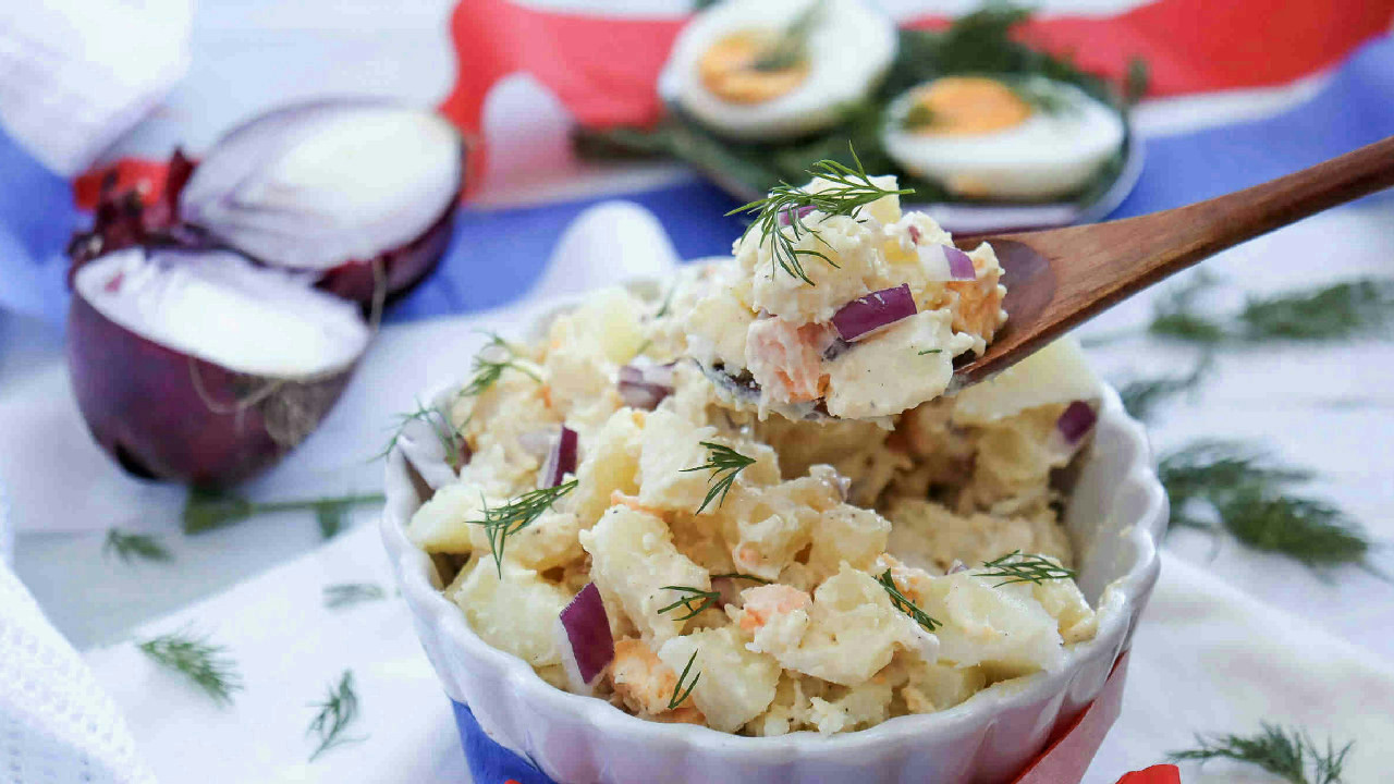 The Ultimate Homemade Potato Salad with Eggs