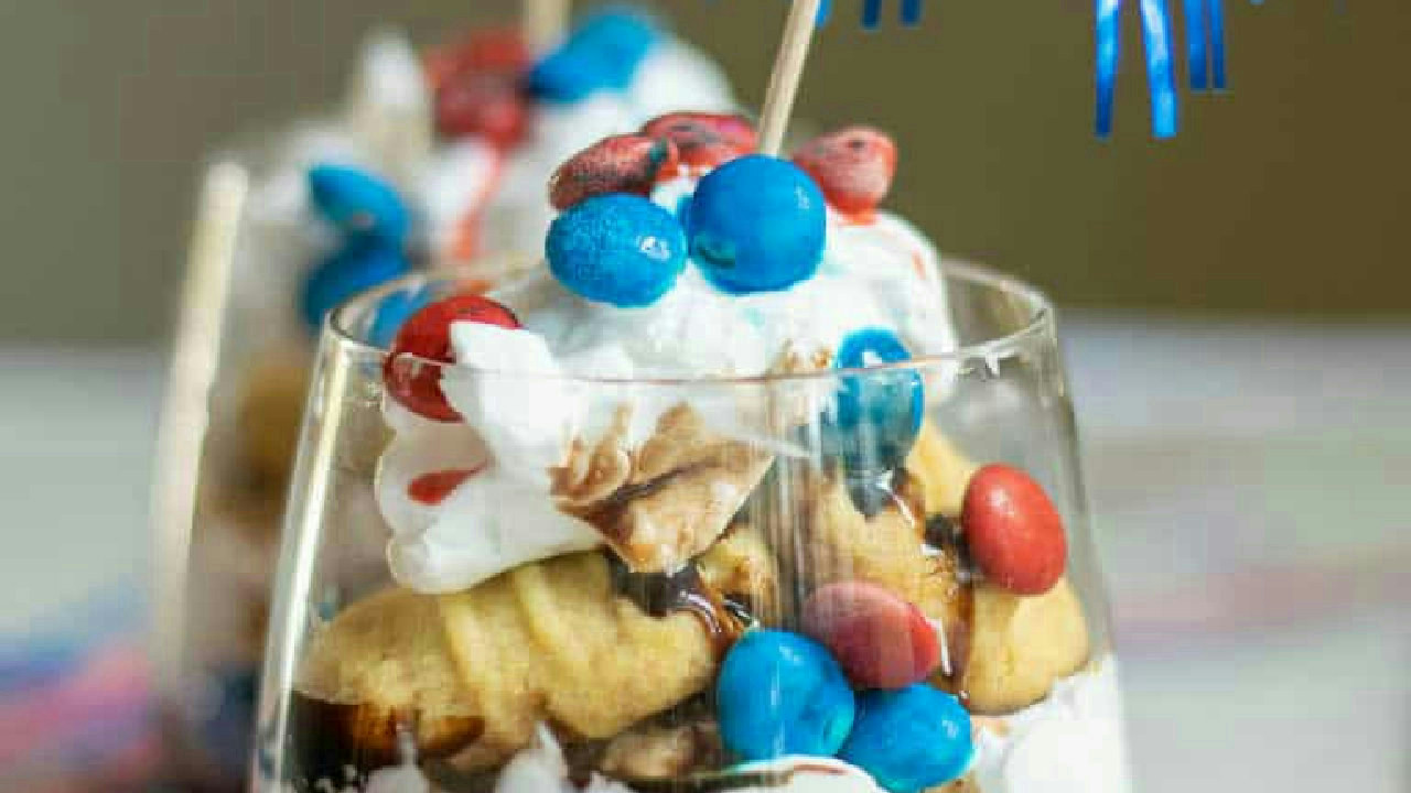 Easy Red White And Blue Trifle