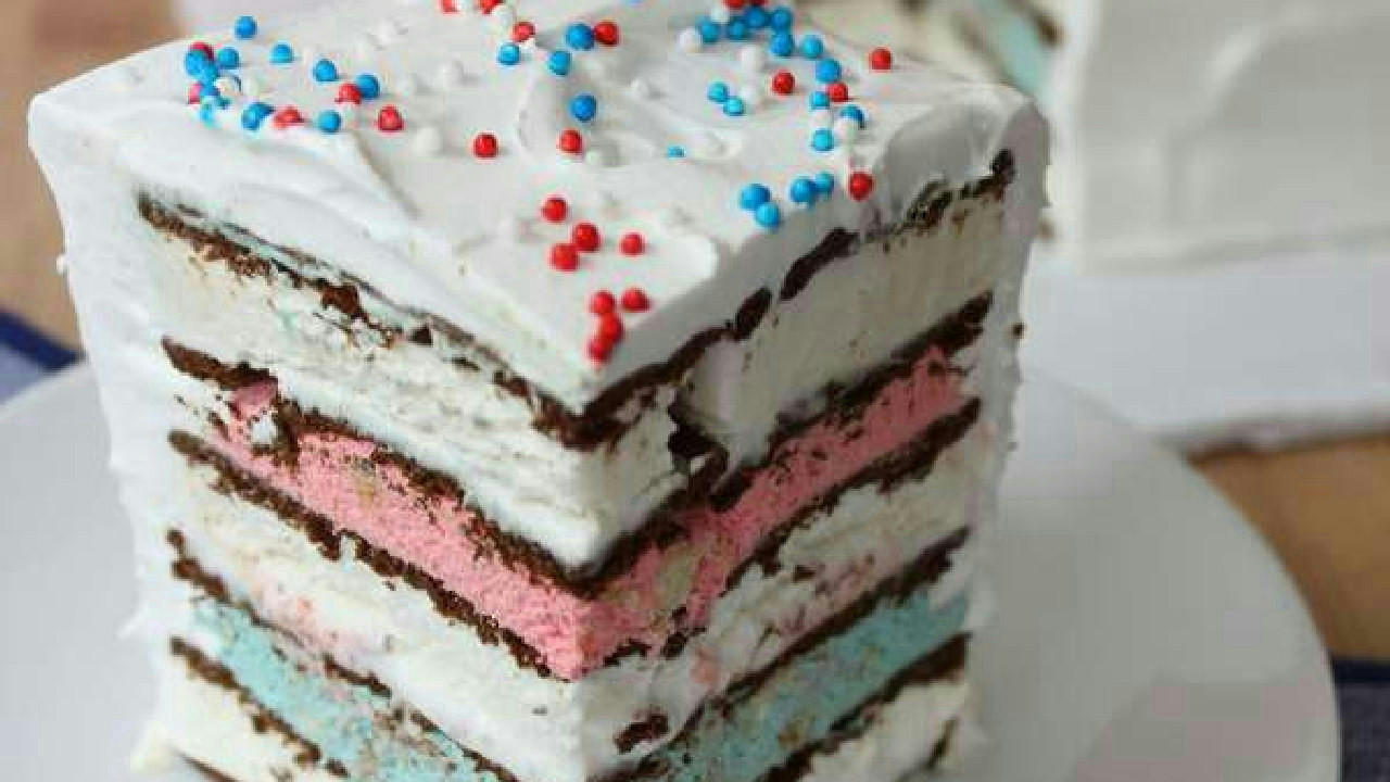 Patriotic Icebox Cake Recipe