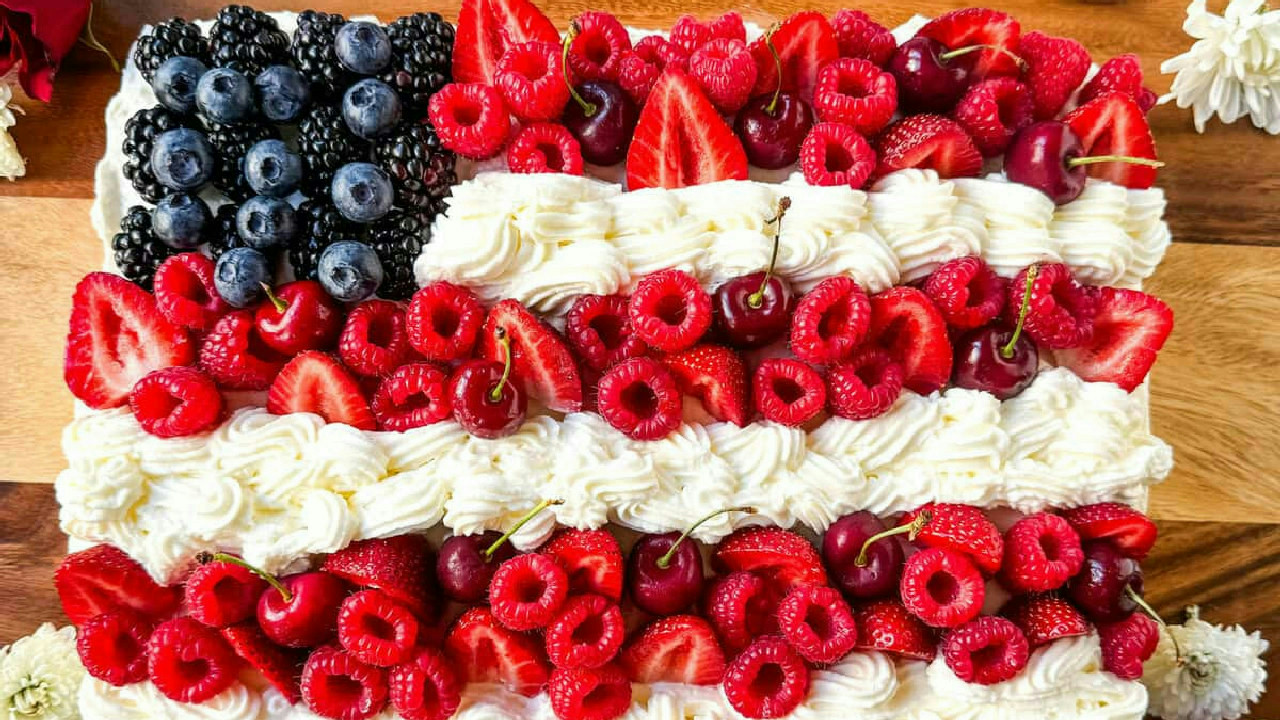 Flag Cake