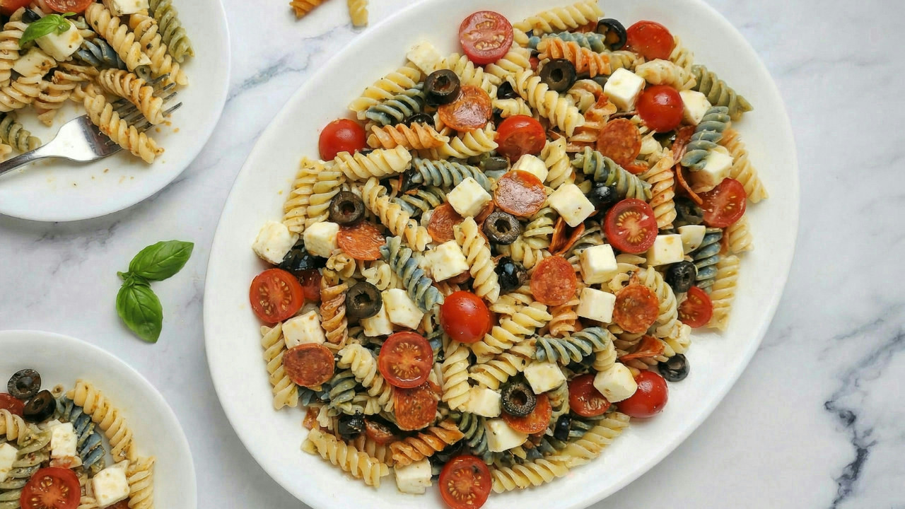 Red, White and Blue Pasta Salad
