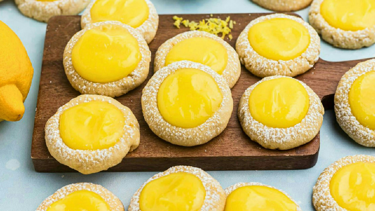 Lemon Curd Cookies Lemon Curd Cookies