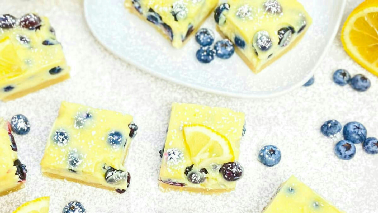 Lemon Blueberry Bars Lemon Blueberry Bars