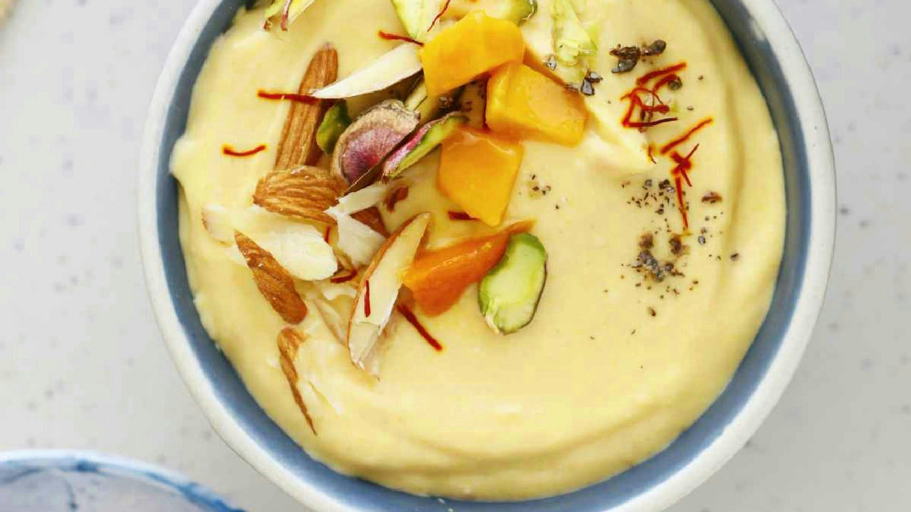Mango Shrikhand Mango Shrikhand