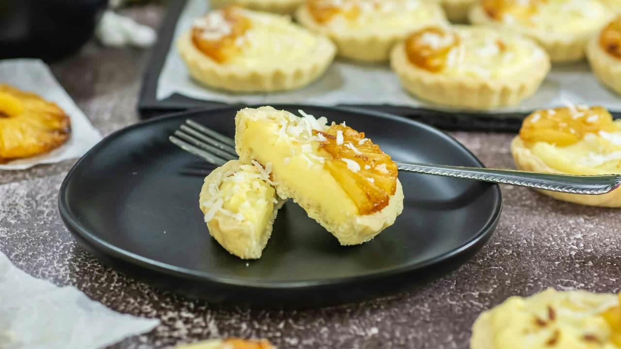 Pina Colada Mini Tarts Recipe Pina Colada Mini Tarts Recipe
